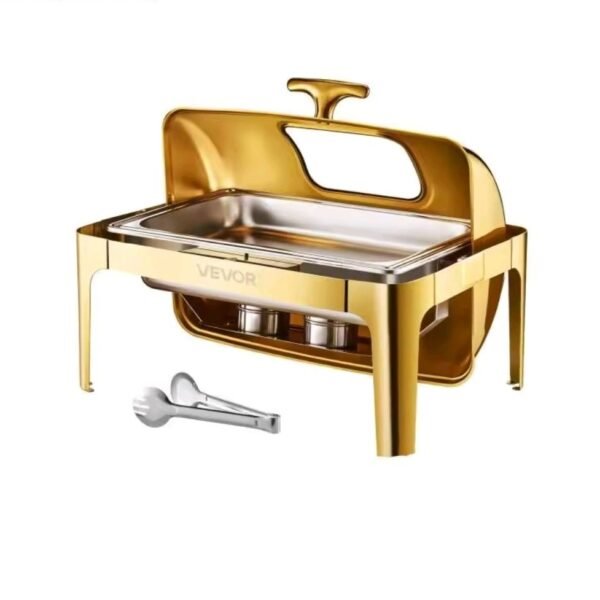 Plat de buffet chauffant rectangle
